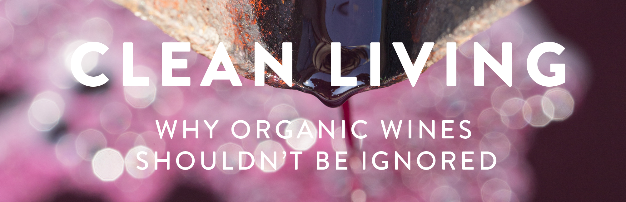 Clean Living - Why organic wines shouldn't be ignored