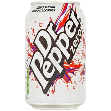 Dr Pepper Zero 330ml Cans