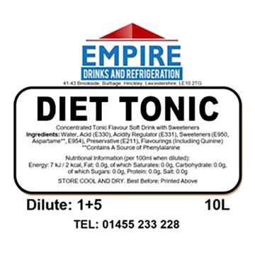 Empire Diet Tonic 10L BIB