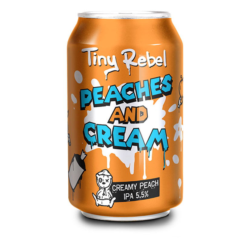 Tiny Rebel Peaches & Cream 330ml Cans