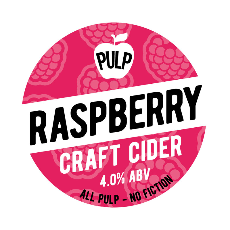 Pulp Raspberry Craft Cider 20L Bag in Box