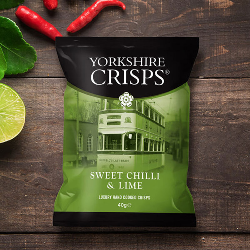 Yorkshire Crisps Sweet Chilli & Lime