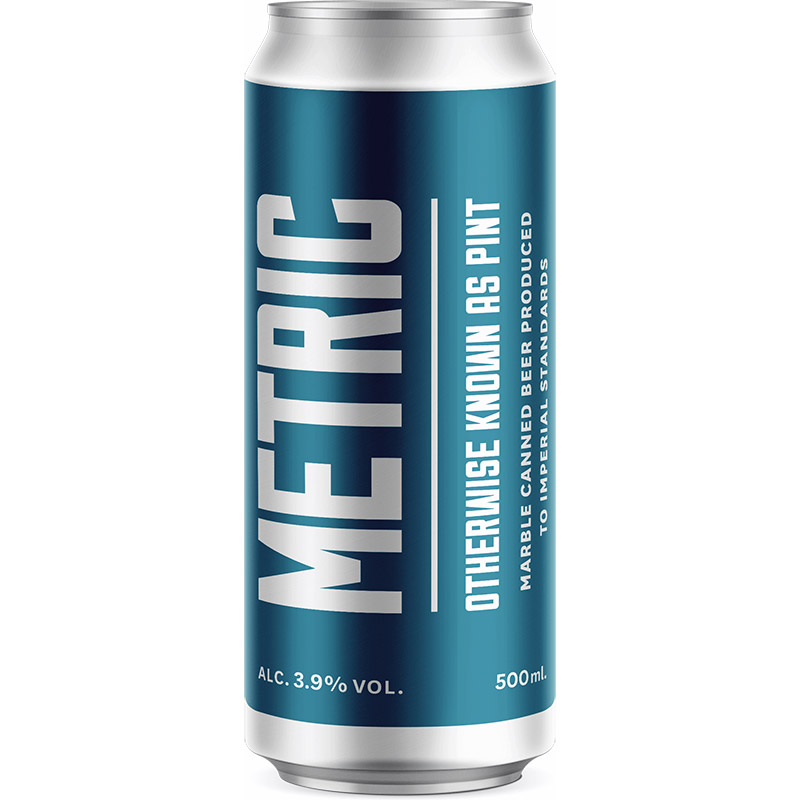 Marble Metric (Pint-ish) 500ml Cans