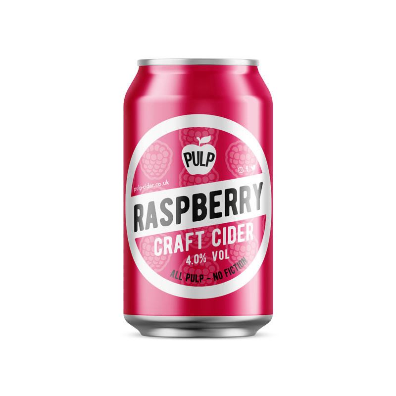 Pulp Raspberry Craft Cider 330ml