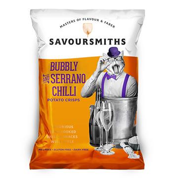 Savoursmiths - Bubbly & Serrano Chilli Crisps