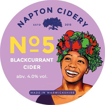 Napton No.5 Blackcurrant Fruit Cider 50L Keg