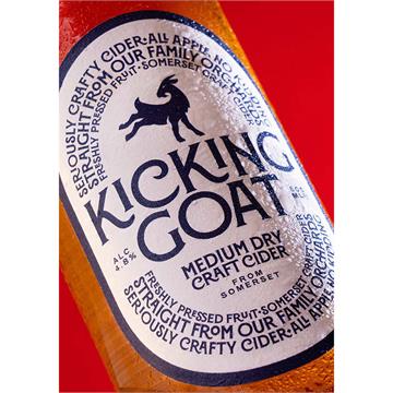 Kicking Goat Medium Dry Cider Bottles