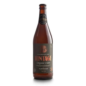 Dunkertons Vintage Organic Sparkling  Cider 660ml Bottles
