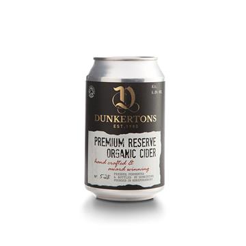 Dunkertons Premium Organic Sparkling Cider 330ml Cans