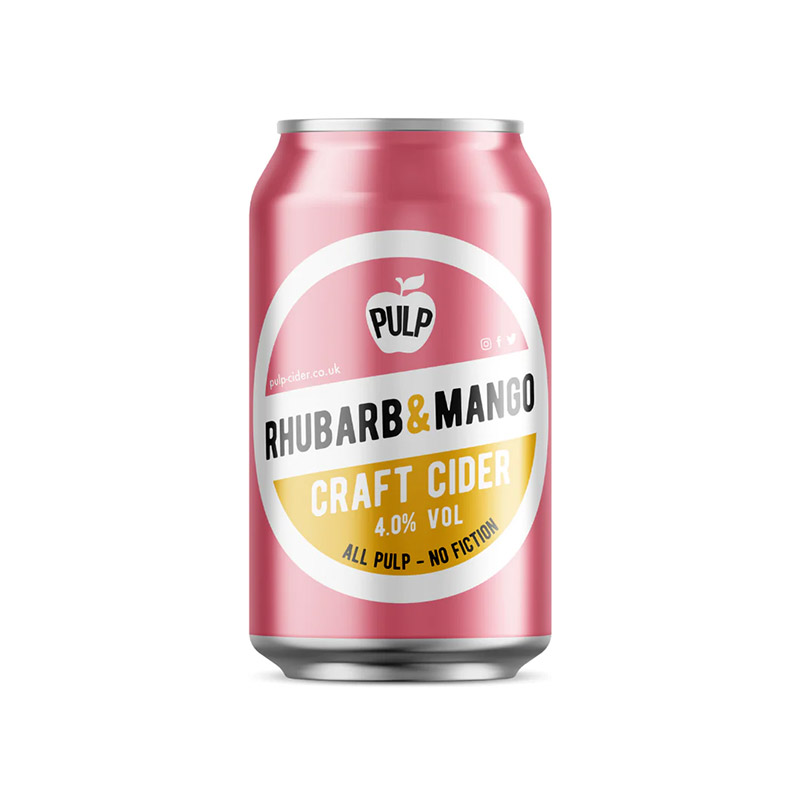 Pulp Rhubarb & Mango Cider 330ml Cans