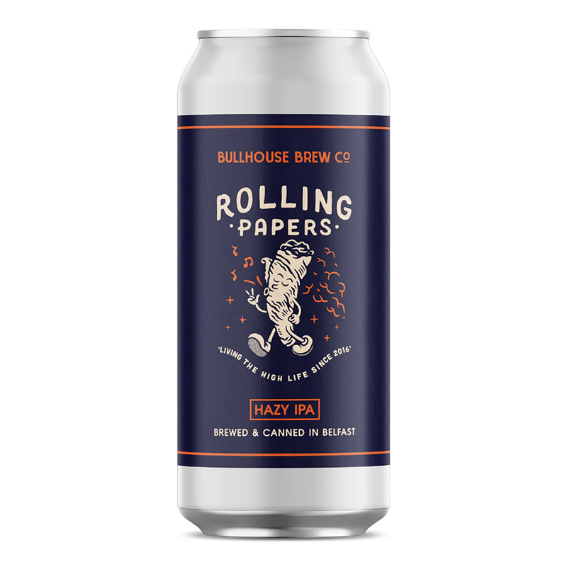 Bullhouse Rolling Papers Hazy IPA 440ml Cans