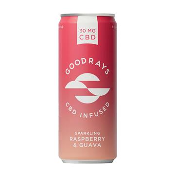 Goodrays Raspberry & Guava Natural CBD Cans