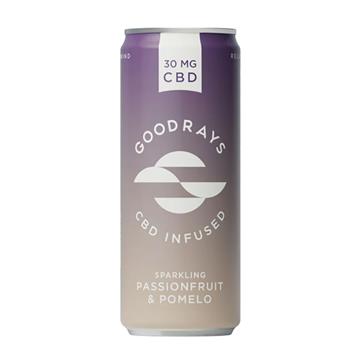 Goodrays Passionfruit & Pomelo Natural CBD Cans