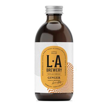 L.A Brewery Ginger Kombucha 330ml Bottles