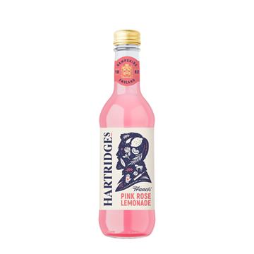 Hartridges Pink Rose Lemonade 330ml Bottles