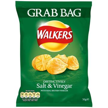 Walkers Salt & Vinegar Crisps (Grab Bag)