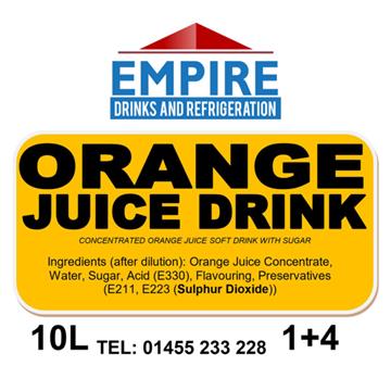 Empire Orange Juice 10L BIB
