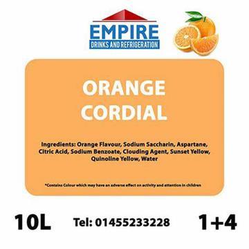Empire Orange Cordial 10L BIB