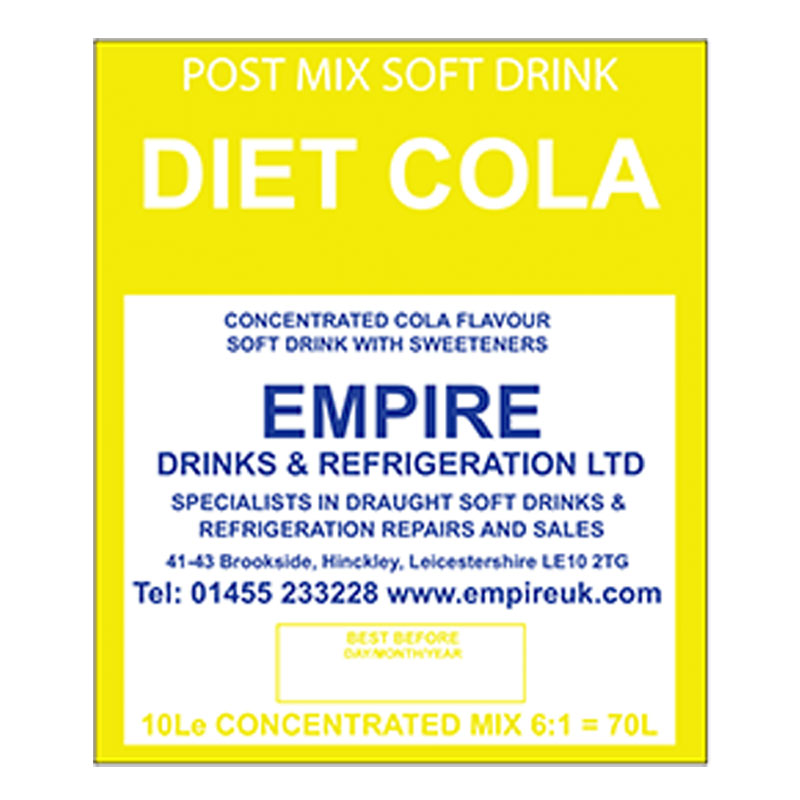 Empire Diet Cola 10L BIB
