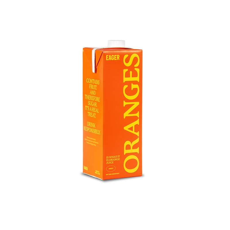 Eager Orange Juice (Smooth) 1L