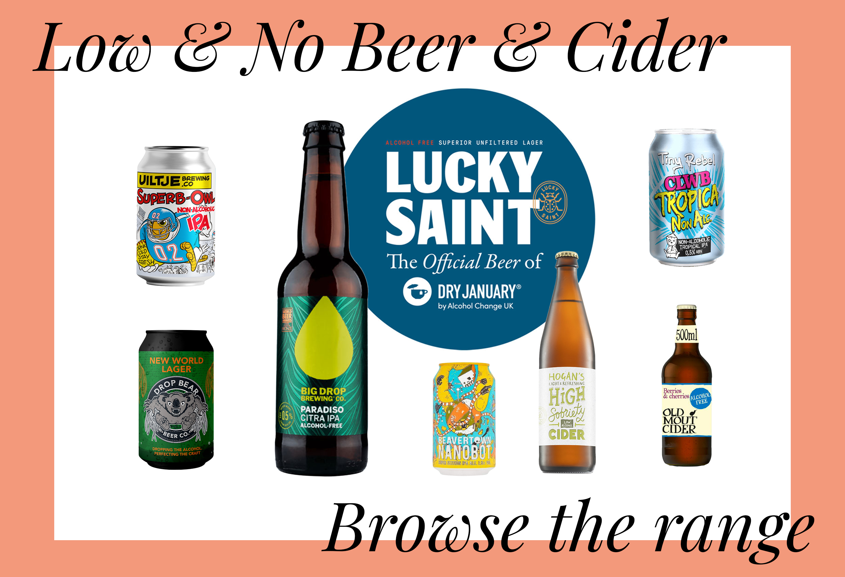 Inn Express Low & no Alcoholic Cider & beer