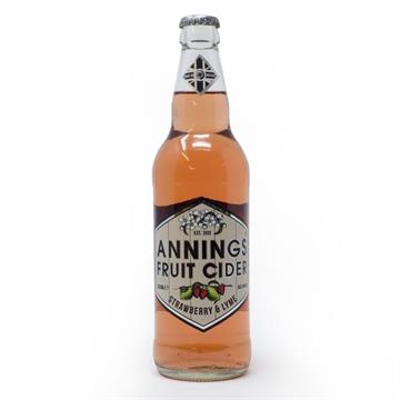 Annings Strawberry & Lime Cider 500ml
