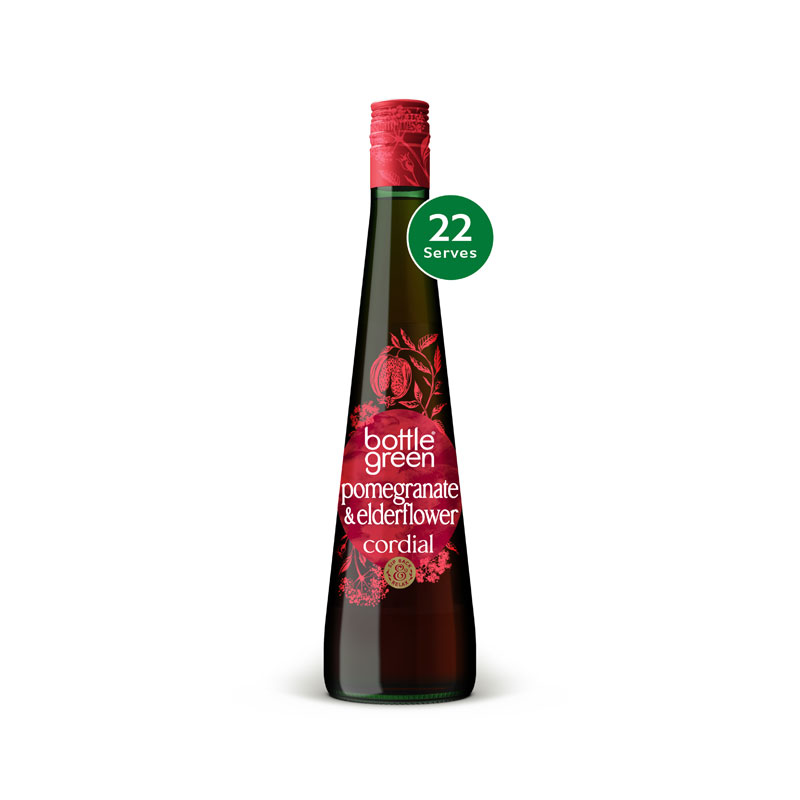 Bottle Green Pomegranate & Elderflower Cordial 500ml