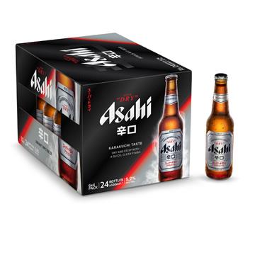 Asahi Super Dry Lager 330ml Bottles