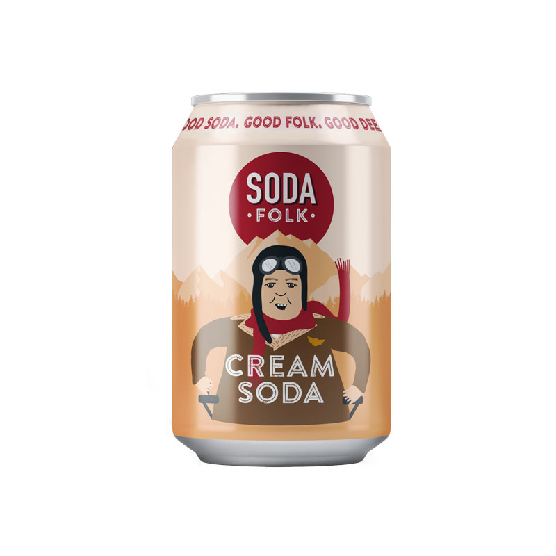 Soda Folk Cream Soda 330ml
