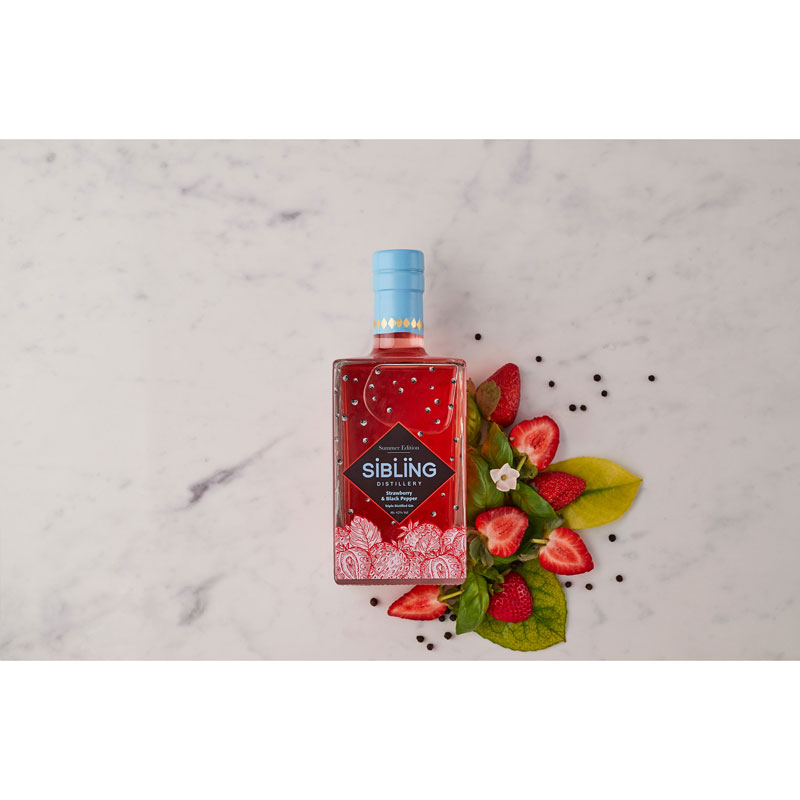 Sibling Strawberry & Black Pepper Gin