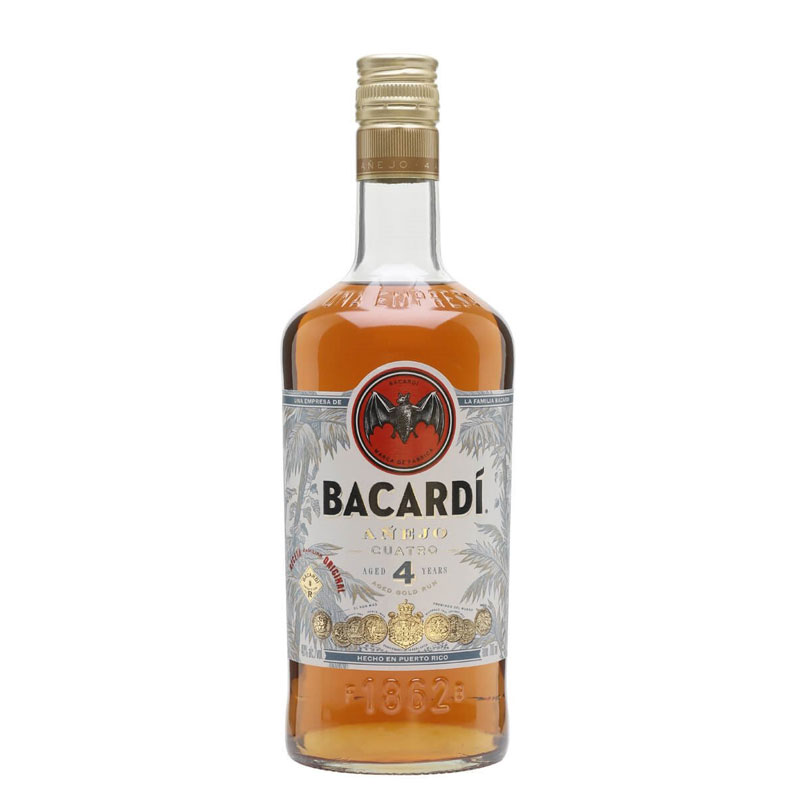 Bacardi 4 Year Old Anejo Cuatro Rum