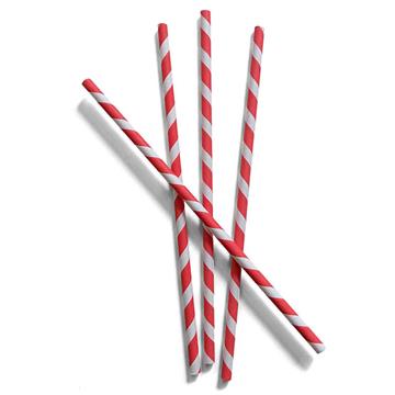 Paper Straws Red Stripe
