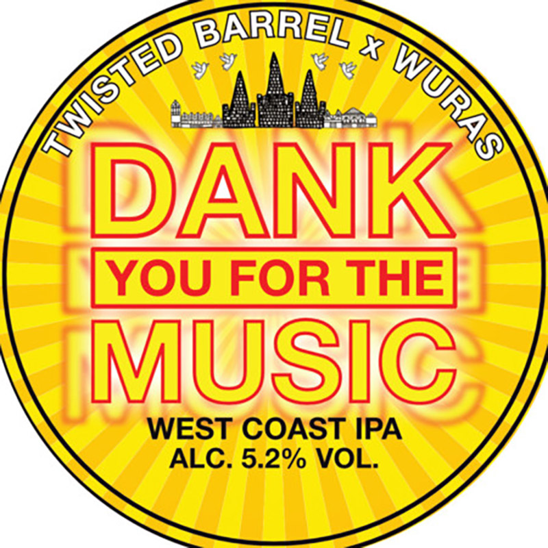 Twisted Barrel Dank You For The Music 30L Keg