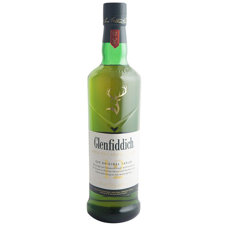 Glenfiddich 12 Year Old Single Malt Scotch Whisky