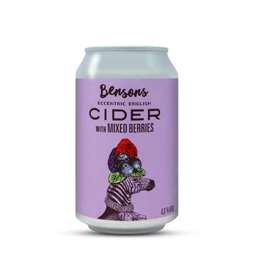 Bensons Mixed Berry Cider 330ml