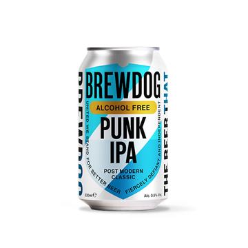 BrewDog Punk IPA Alcohol Free 330ml Cans
