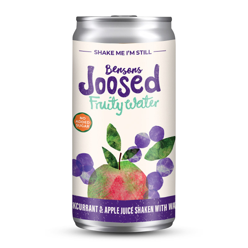 Joosed Fruity Water Blackcurrant & Apple 330ml