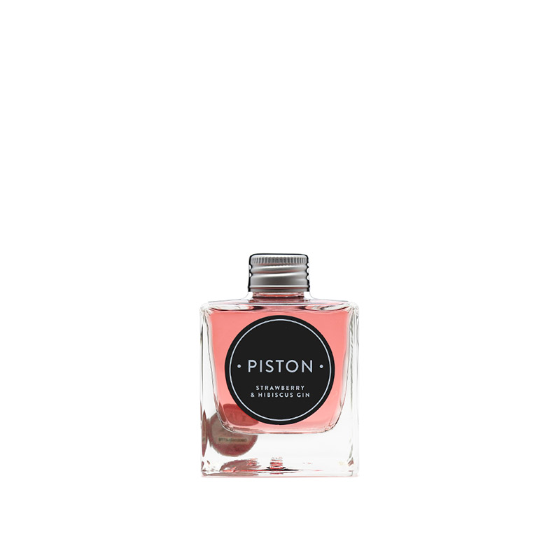Piston Strawberry & Hibiscus Gin Miniature 20cl