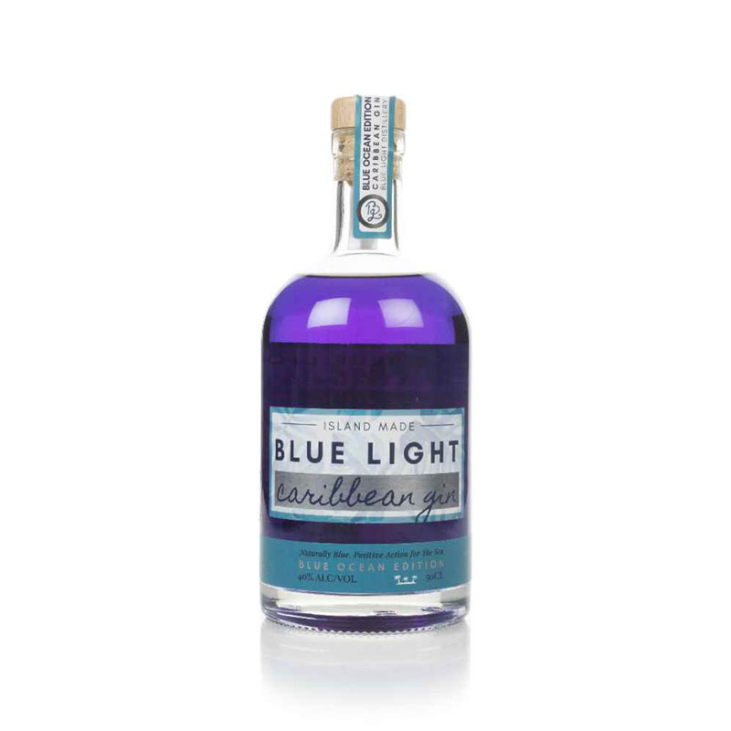 Blue Light Caribbean Gin Blue Ocean Edition