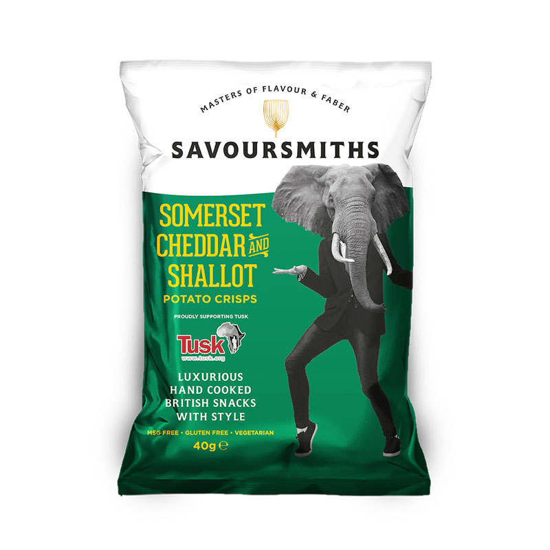 Savoursmiths Cheddar & Shallot Crisps