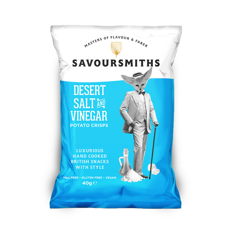 Savoursmiths Desert Salt & Vinegar Crisps