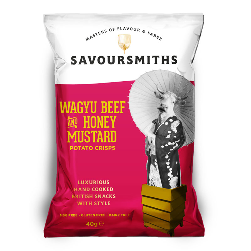 Savoursmiths Wagyu Beef with Honey & Mustard Crisps