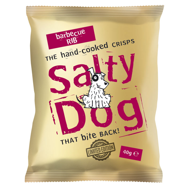 Salty Dog - Barbeque Rib Crisps