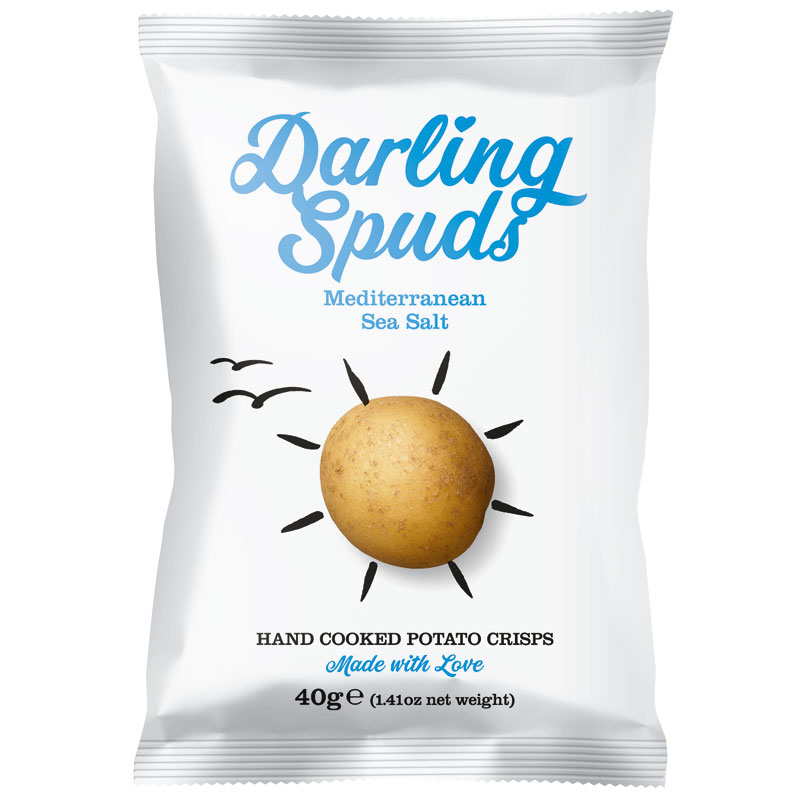 Darling Spuds - Mediterranean Sea Salt Crisps
