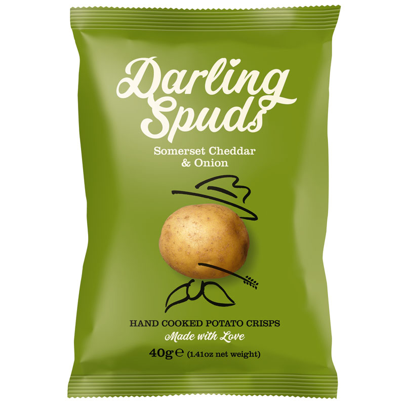 Darling Spuds - Somerset Cheddar & Onion Crisps