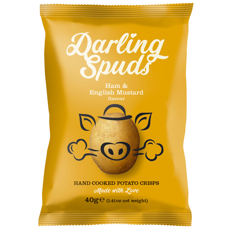 Darling Spuds - Ham & English Mustard Crisps