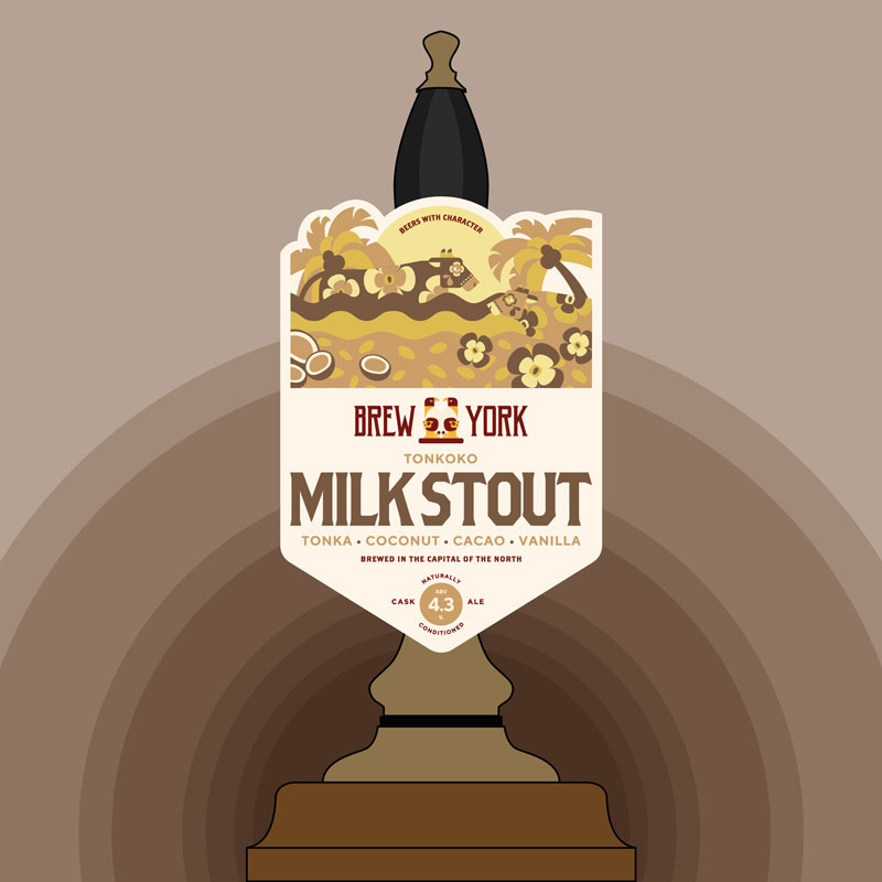 Brew York Tonkoko Milk Stout 9 Gal Cask
