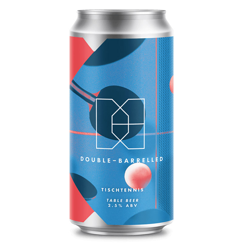 Double Barrelled Tischtennis 440ml Cans