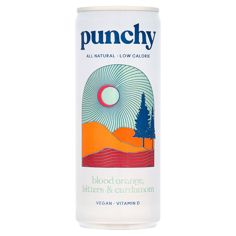 "Punchy Blood Orange, Bitters & Cardamom 250ml"