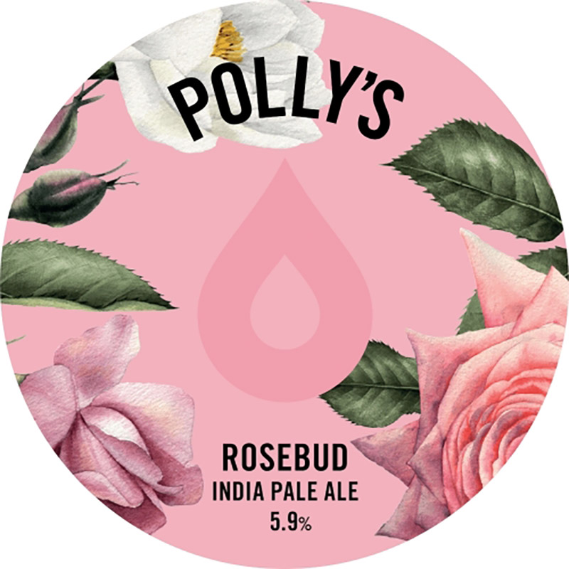 Polly's Brew Co Rosebud 30L Sankey Steel Keg